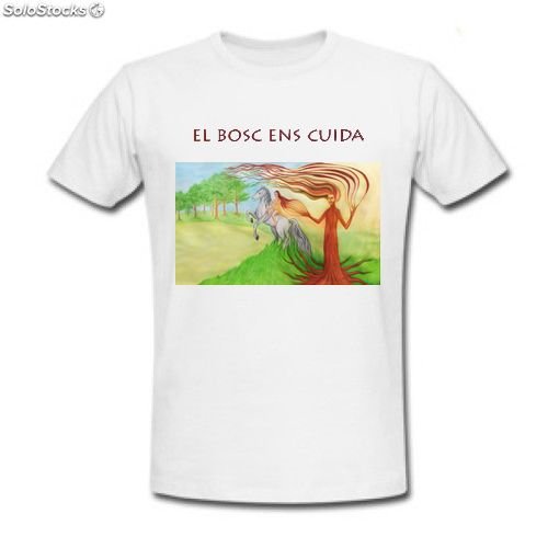 Camiseta el bosc ens cuida / Camiseta el bosque nos cuida / The forest takes care of us T-shirt