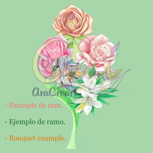 Personalized flower bouquet – Mother’s Day