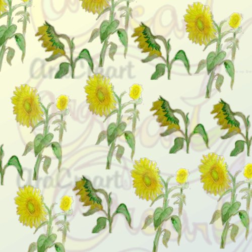 Estampats de girasols / Estampados de girasoles / Sunflower floral patterns (Digital)