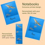 Personalized notebooks with a name