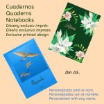 Personalized notebooks with a name