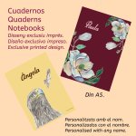 Personalized notebooks with a name