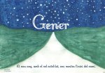 Calendars month per month (English)
