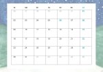 Calendars month per month (English)